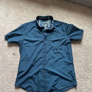 Kuhl Men's Navy Casual Button Down Shirt